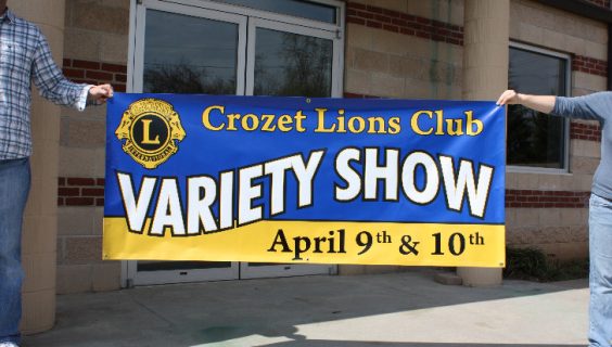 Crozet Lions Club event banner full color print