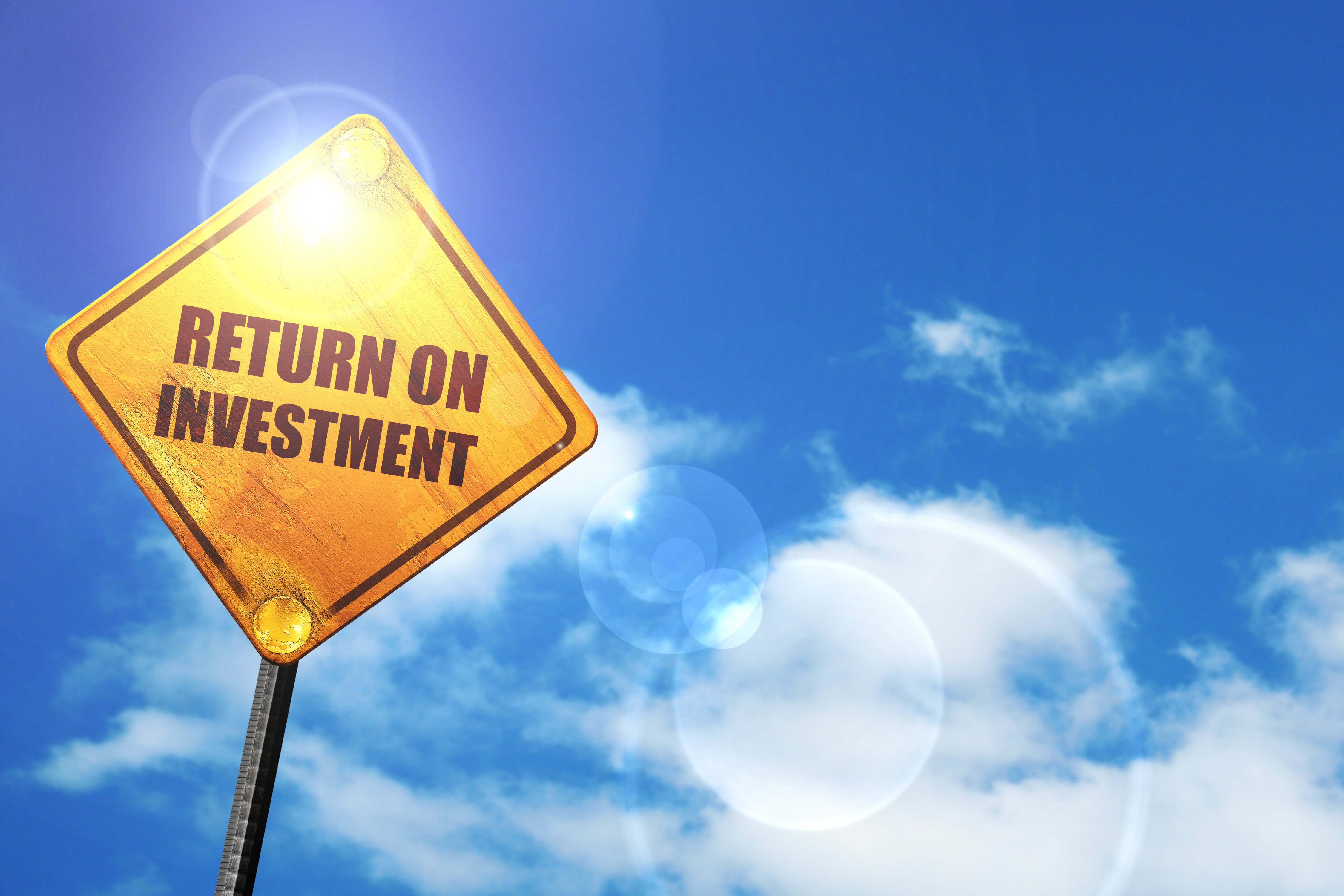Return on Investment Sign